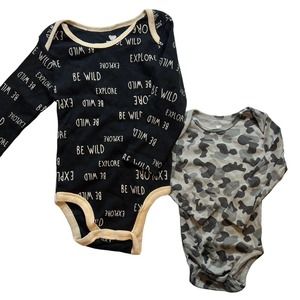 Two Long Sleeve Bodysuits Koala Baby 12-18 Month New